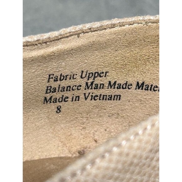 Kelly & Katie Florence Sparkle Toe Ballet Flats in Taupe - Size 8 - Picture 7 of 7